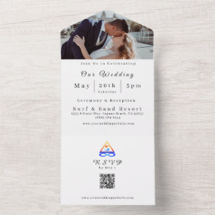 Foto-Hochzeitseinladung-QR-Code-Twin-Flame-Symbol All In One Einladung