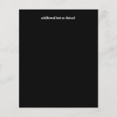 Foto Hochzeitseinladungen (Rückseite)