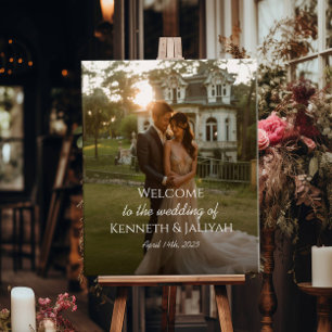 Foto Hochzeitsempfang auf Leinwand