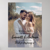 Foto Hochzeitsempfang Poster (Vorne)