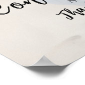 Foto Hochzeitsempfang Poster (Ecke)