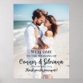 Foto Hochzeitsempfang Poster (Vorne)