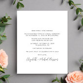 Foto Hochzeitsempfang Save the Date