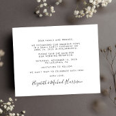 Foto Hochzeitsempfang Save the Date