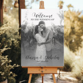 Foto Hochzeitsempfang Zeichen der modernen Kalligr Poster