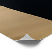 Foto Hochzeitsempfang Zeichen der modernen Kalligr Poster (Ecke)