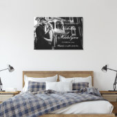Foto Hochzeitsempfang Zeichen elegante Kalligraphi Leinwanddruck (Insitu (Schlafzimmer))