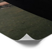 Foto Hochzeitsempfang Zeichen elegante Kalligraphi Poster (Ecke)