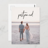 Foto Hochzeitseröffnungswechsel Postkarte (Vorne/Hinten)