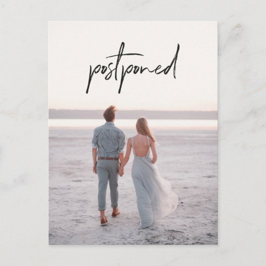 Foto Hochzeitseröffnungswechsel Postkarte (Vorderseite)