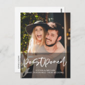 Foto Hochzeitseröffnungswechsel Postkarte (Vorne/Hinten)
