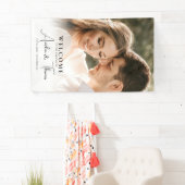 Foto Hochzeitsfeier Willkommen Banner (Insitu)