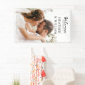 Foto Hochzeitsfeier Willkommen Banner (Insitu)