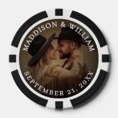 Foto-Hochzeitsgeschenk Pokerchips (Vorderseite)