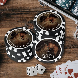Foto-Hochzeitsgeschenk Pokerchips