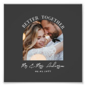 Foto-Hochzeitsgeschenk Wohngestaltung Fotodruck (Vorne)