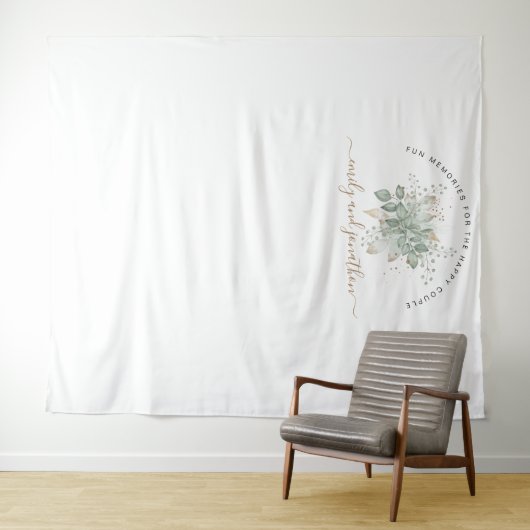 Foto Hochzeitsnahrung Wandteppich (Beispiel (Horizontal))