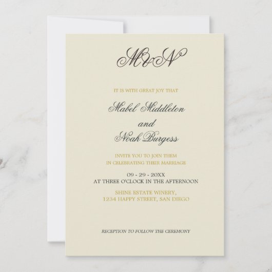 Foto Hochzeitsromantik Einladung (Vorderseite)