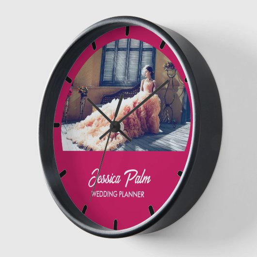 Foto Hochzeitsrosa Uhr (Winkel)