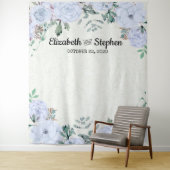 Foto Hochzeitsstand Hintergrund Wasserfarben Wandteppich (Beispiel)