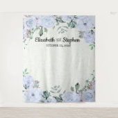 Foto Hochzeitsstand Hintergrund Wasserfarben Wandteppich (Vorderseite)