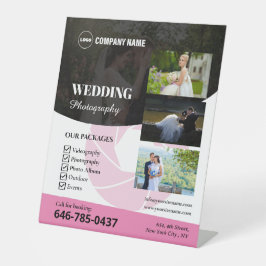 Foto-Hochzeitssymbol Sockelschild