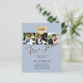 FOTO Hochzeitsszenario - Einladung Rett Ankündigun (Stehend Vorderseite)