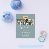 FOTO Hochzeitsszenario - Einladung Rett Ankündigun Flyer (Einzeln)