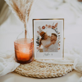 Foto Hochzeitstil, Tag der Stationäre Tischnummer