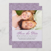 Foto Hochzeitsvorlage Save The Date (Vorne/Hinten)