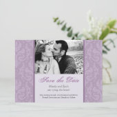 Foto Hochzeitsvorlage Save The Date (Stehend Vorderseite)