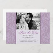 Foto Hochzeitsvorlage Save The Date (Vorne/Hinten)