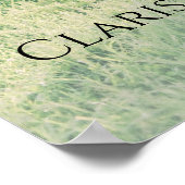 Foto Hochzeitszeichen vollständig anpassbar Poster (Ecke)