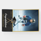 Foto Hockey-Spieler gratulieren Absolvent Banner (Horizontal)