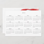 Foto Holiday 2015 Kalender Weihnachtskarte Feiertagskarte (Vorne/Hinten)