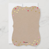 FOTO HOLIDAY BANNER stilvolle Goldfaser Feiertagskarte (Rückseite)