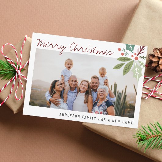 Foto Holiday Berry Foliage Weihnachtsreise Ankündigung