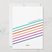 Foto Holiday Car Feiertagskarte (Rückseite)