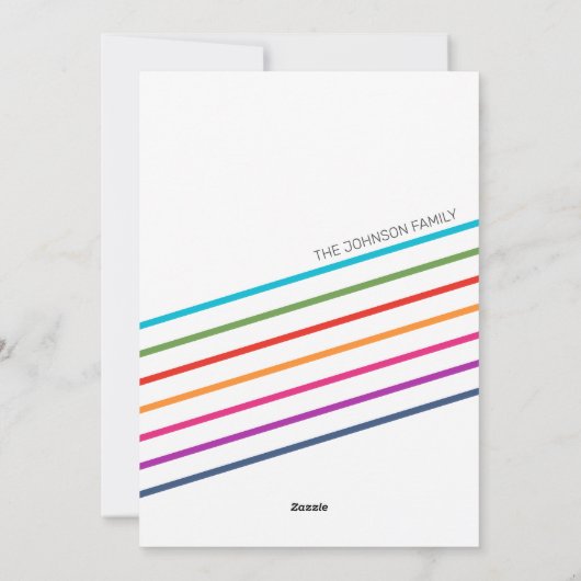 Foto Holiday Car Feiertagskarte (Rückseite)