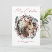 Foto Holiday Card Einladung (Stehend Vorderseite)