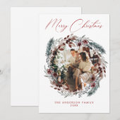 Foto Holiday Card Einladung (Vorne/Hinten)
