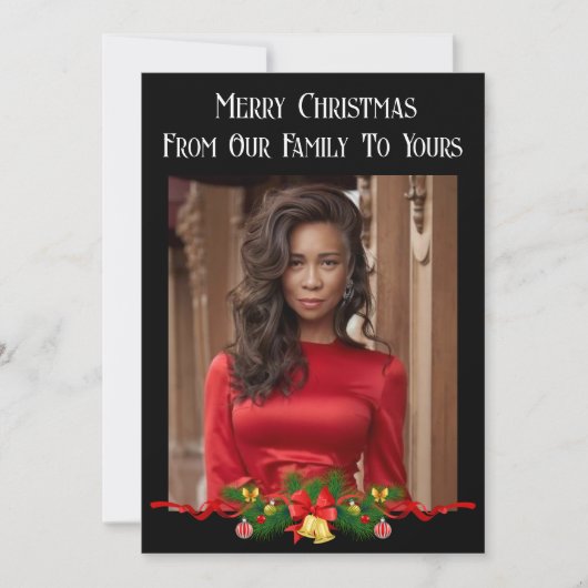 Foto Holiday Card Feiertagskarte (Vorderseite)