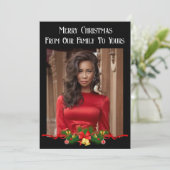 Foto Holiday Card Feiertagskarte (Stehend Vorderseite)