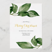 Foto Holiday Card Folien Feiertagskarte (Vorderseite)