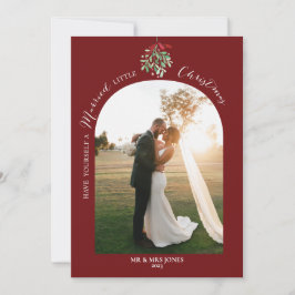 Foto Holiday Card neu verheiratet Feiertagskarte
