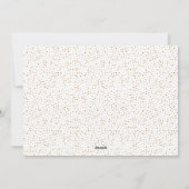 FOTO HOLIDAY CARD | Weihnachtsbaum Feiertagskarte (Rückseite)