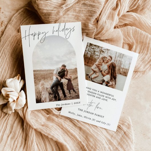 Foto Holiday Card | Weihnachtskarte für das Foto Dankeskarte