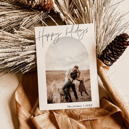 Foto Holiday Card | Weihnachtskarte für das Foto Dankeskarte