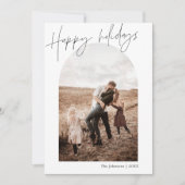Foto Holiday Card | Weihnachtskarte für das Foto Einladung (Vorderseite)