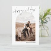 Foto Holiday Card | Weihnachtskarte für das Foto Einladung (Stehend Vorderseite)